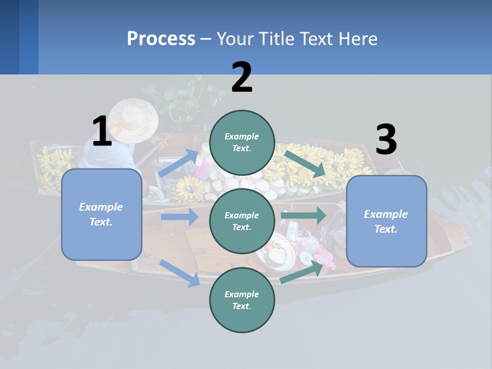 Transportation Of Fruit By Water PowerPoint Template