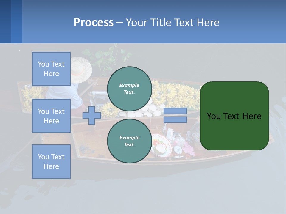 Transportation Of Fruit By Water PowerPoint Template