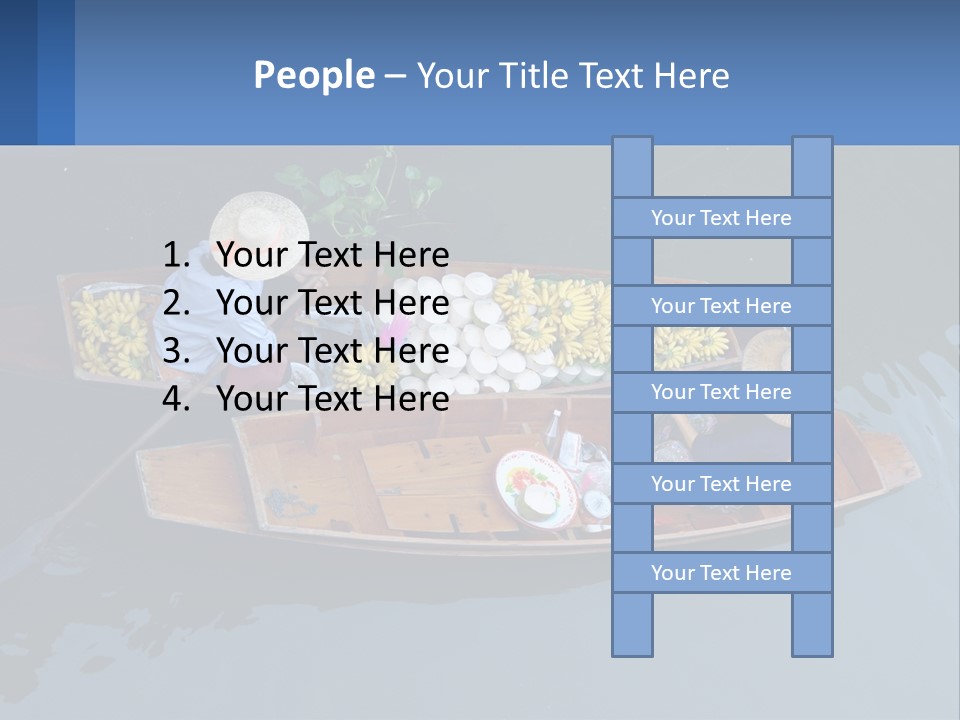 Transportation Of Fruit By Water PowerPoint Template