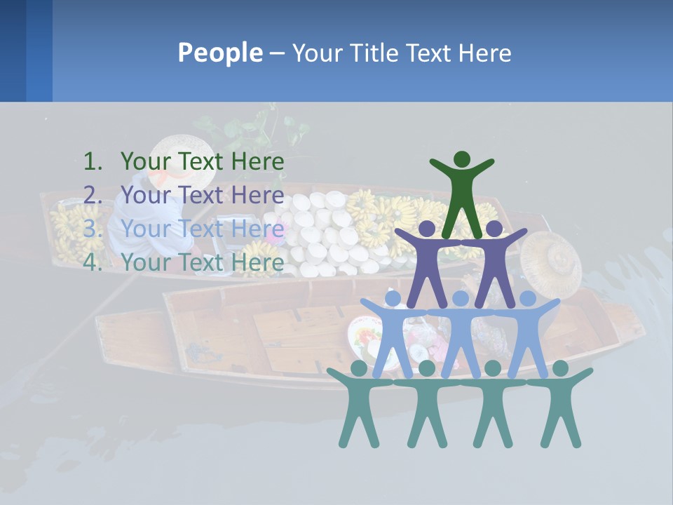 Transportation Of Fruit By Water PowerPoint Template