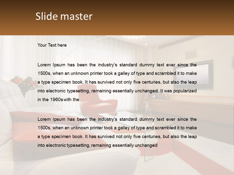 Hall Interior PowerPoint Template