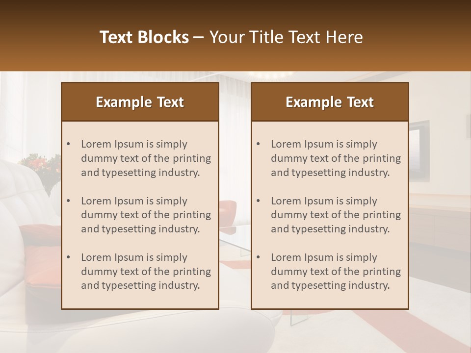 Hall Interior PowerPoint Template