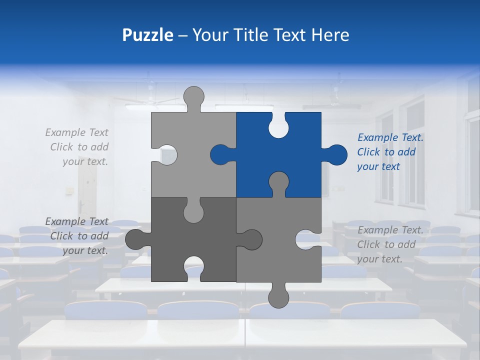 Study Class At University PowerPoint Template