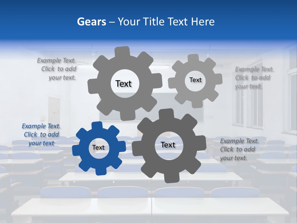 Study Class At University PowerPoint Template