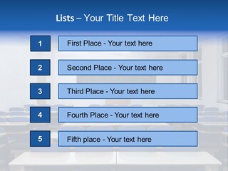 Study Class At University PowerPoint Template