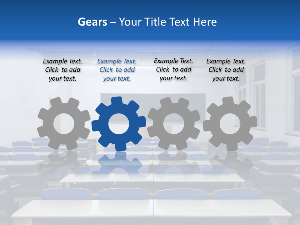 Study Class At University PowerPoint Template