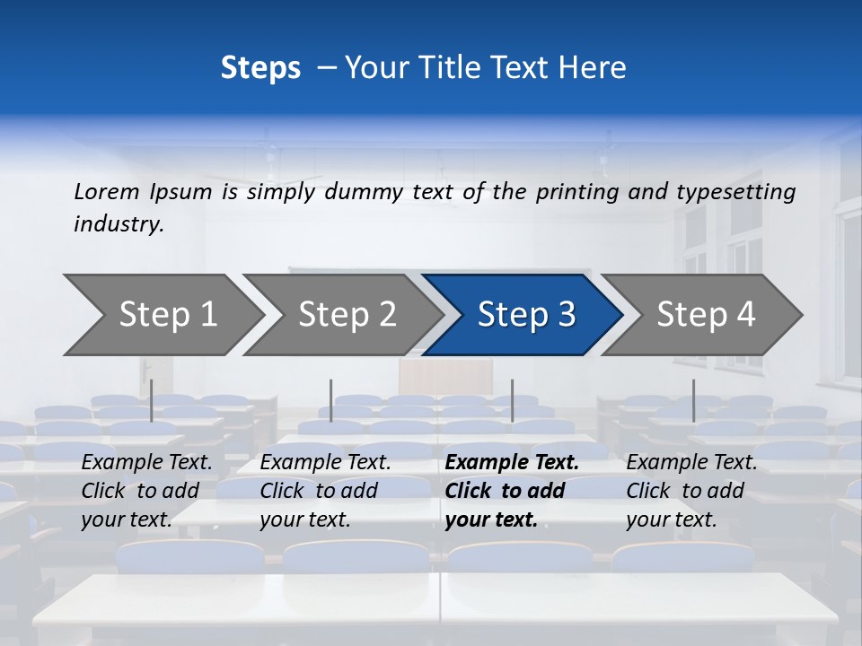 Study Class At University PowerPoint Template
