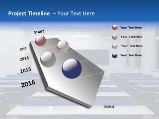 Study Class At University PowerPoint Template