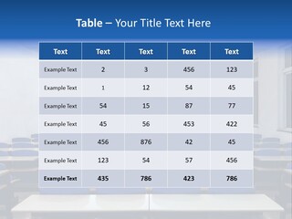 Study Class At University PowerPoint Template