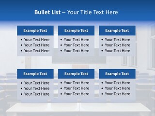 Study Class At University PowerPoint Template
