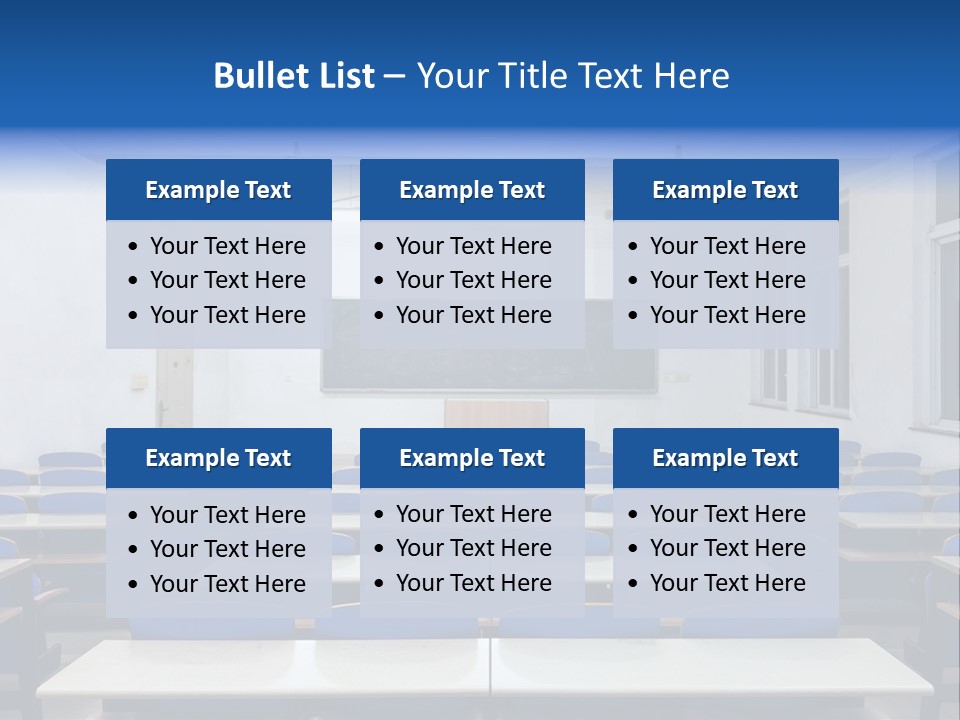 Study Class At University PowerPoint Template