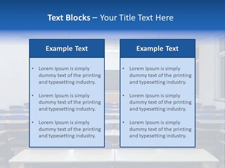 Study Class At University PowerPoint Template