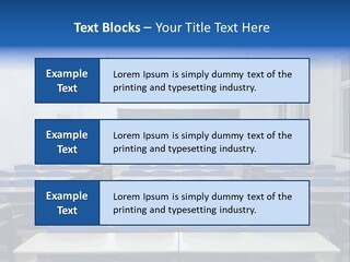Study Class At University PowerPoint Template