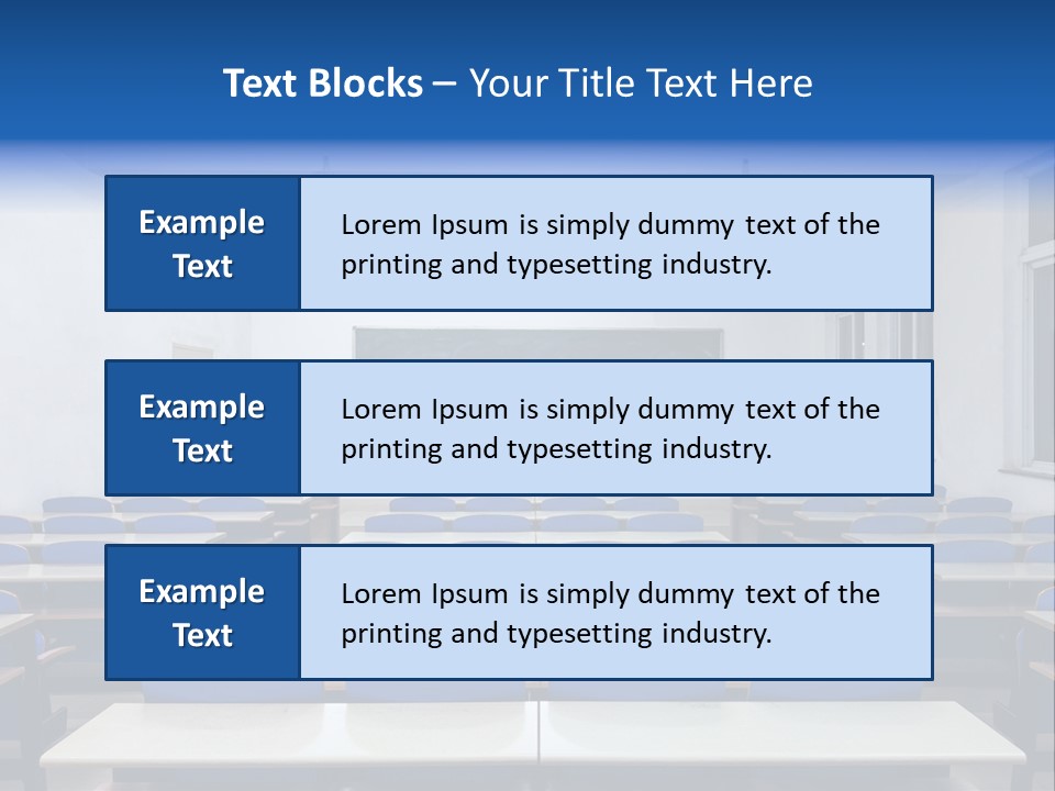 Study Class At University PowerPoint Template