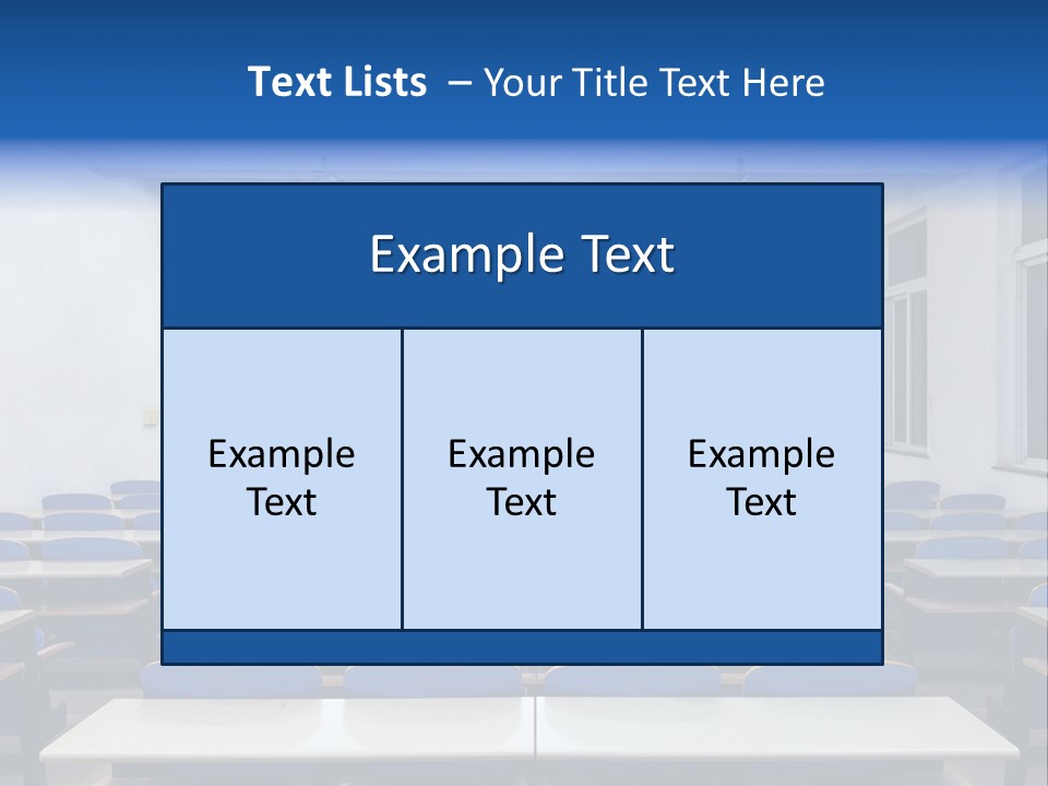 Study Class At University PowerPoint Template
