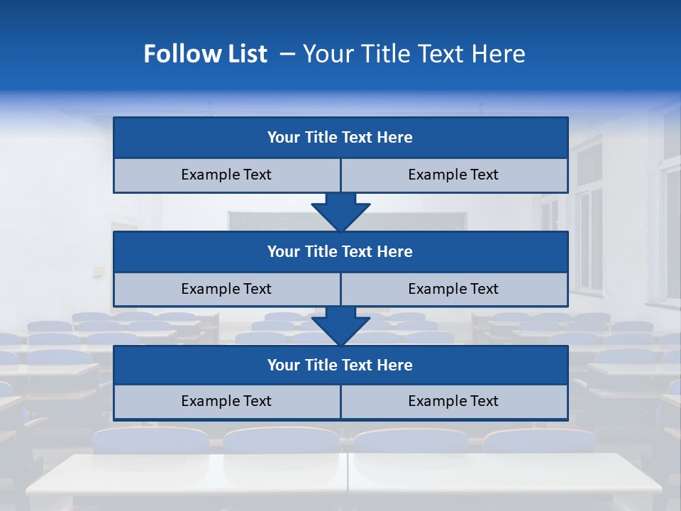 Study Class At University PowerPoint Template