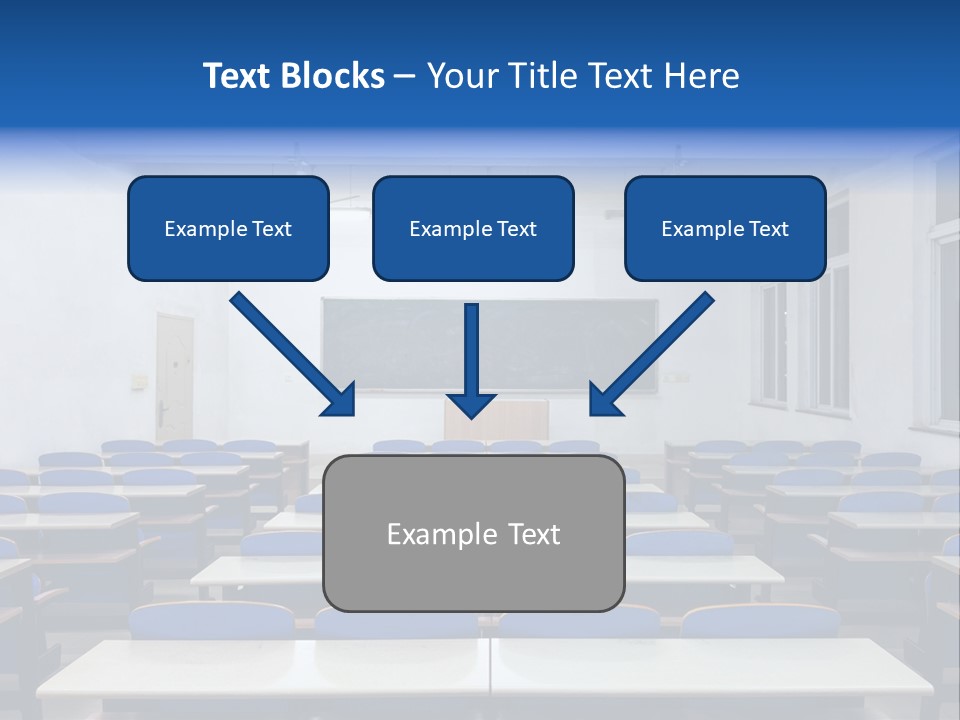 Study Class At University PowerPoint Template
