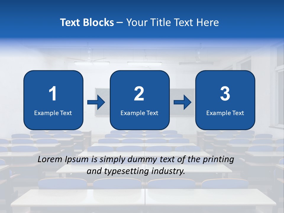 Study Class At University PowerPoint Template