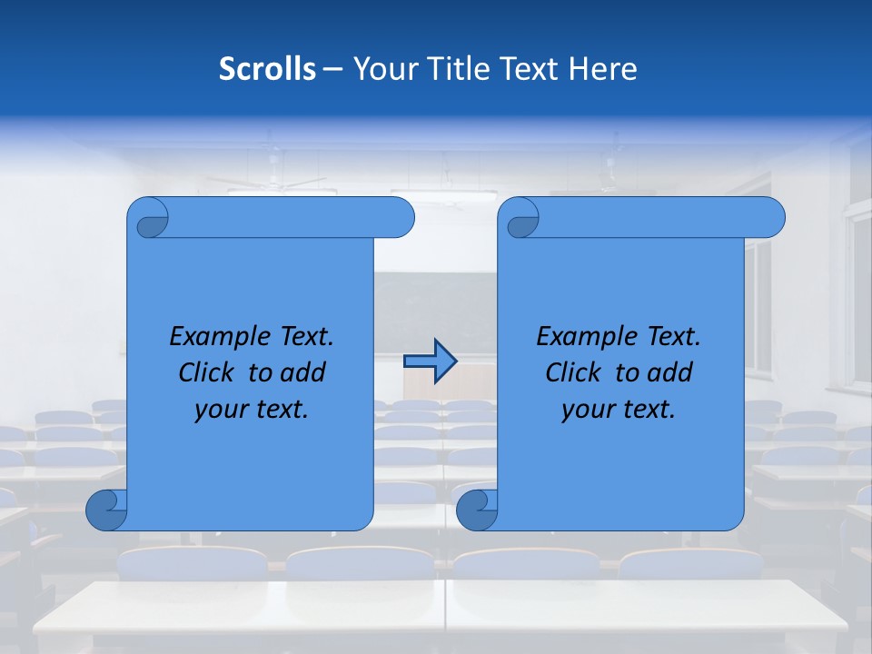 Study Class At University PowerPoint Template