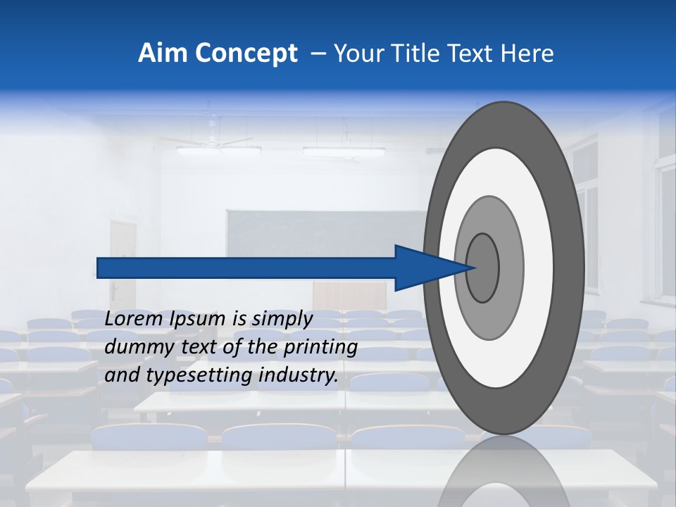 Study Class At University PowerPoint Template