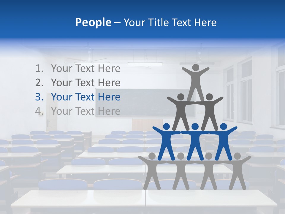 Study Class At University PowerPoint Template
