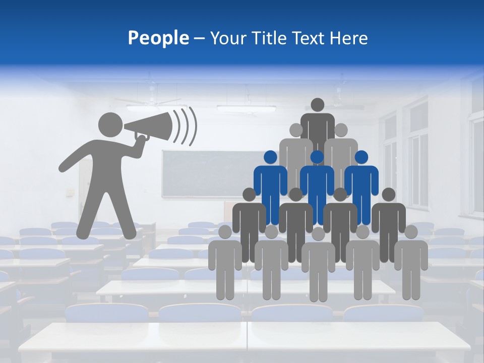 Study Class At University PowerPoint Template