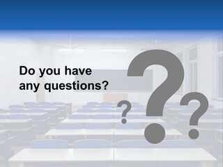 Study Class At University PowerPoint Template