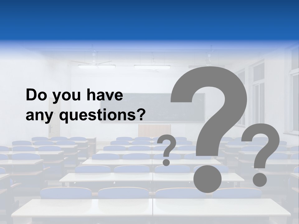 Study Class At University PowerPoint Template