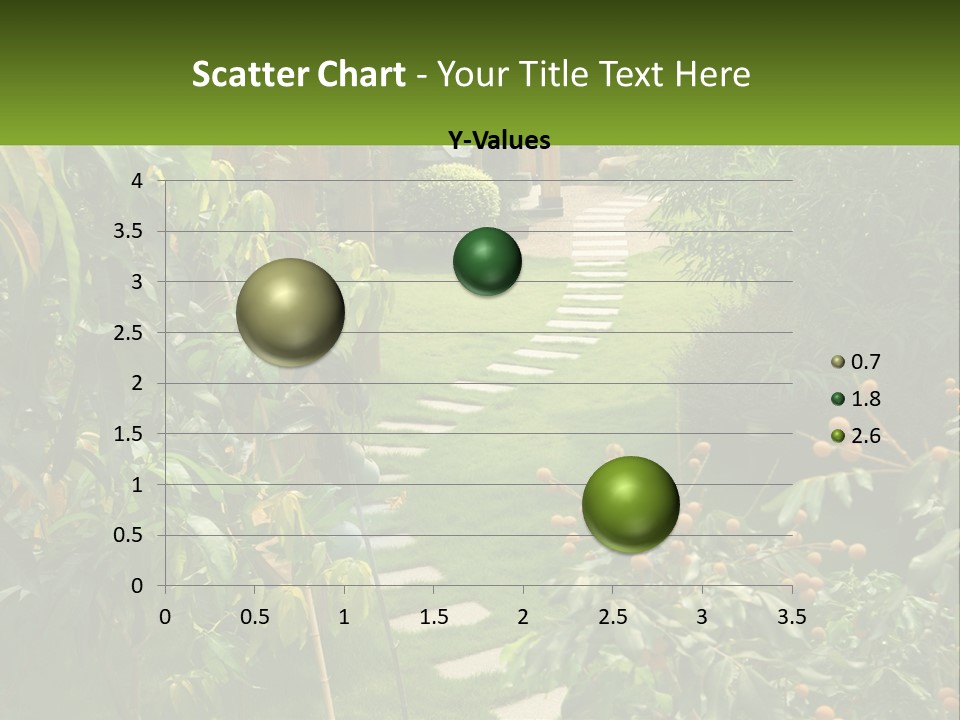 Footpath In The Backyard PowerPoint Template