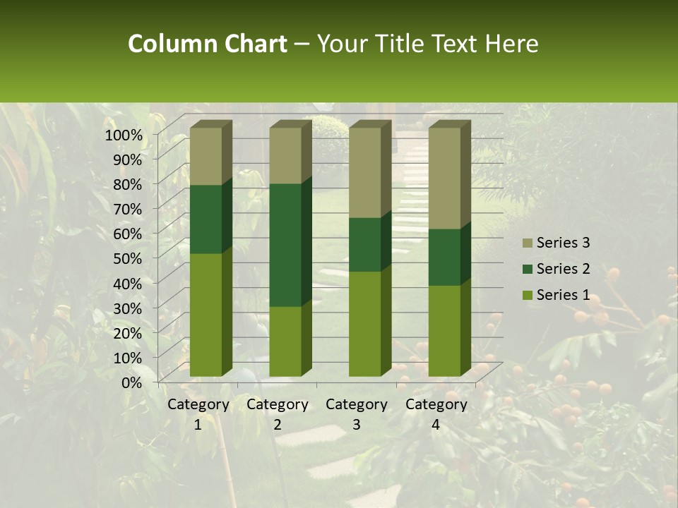 Footpath In The Backyard PowerPoint Template