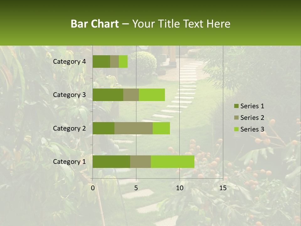 Footpath In The Backyard PowerPoint Template