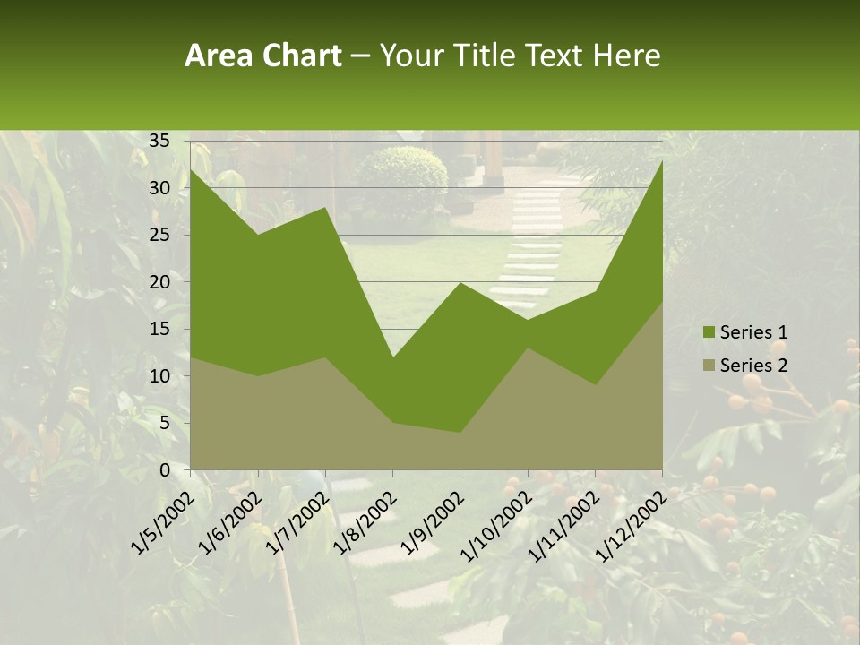 Footpath In The Backyard PowerPoint Template