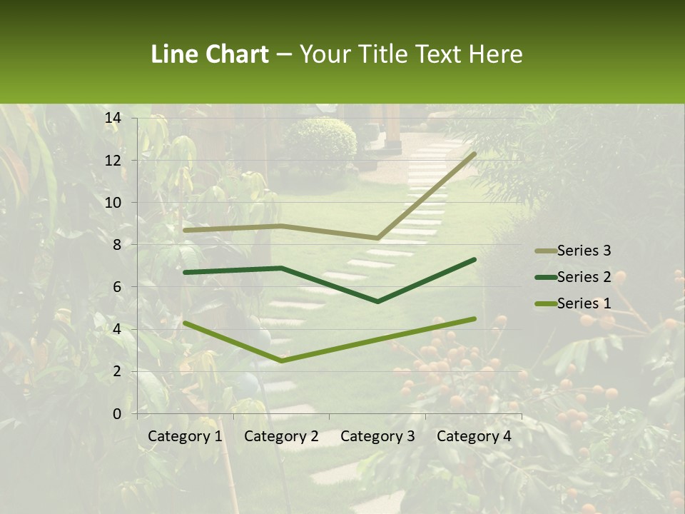 Footpath In The Backyard PowerPoint Template