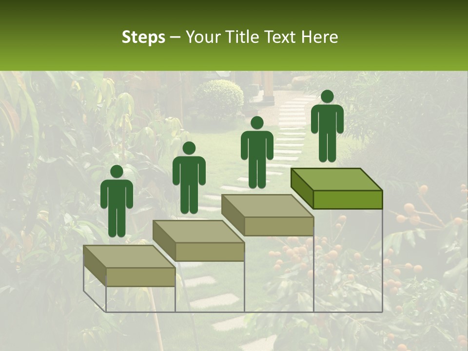 Footpath In The Backyard PowerPoint Template