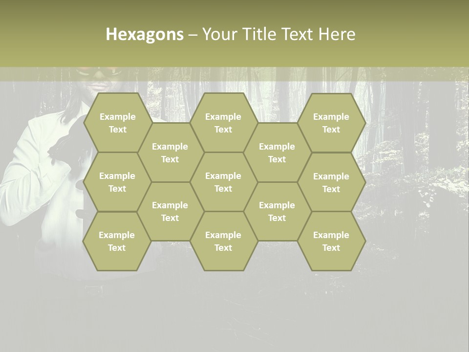 Man In The Forest PowerPoint Template