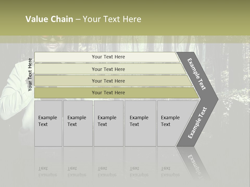 Man In The Forest PowerPoint Template