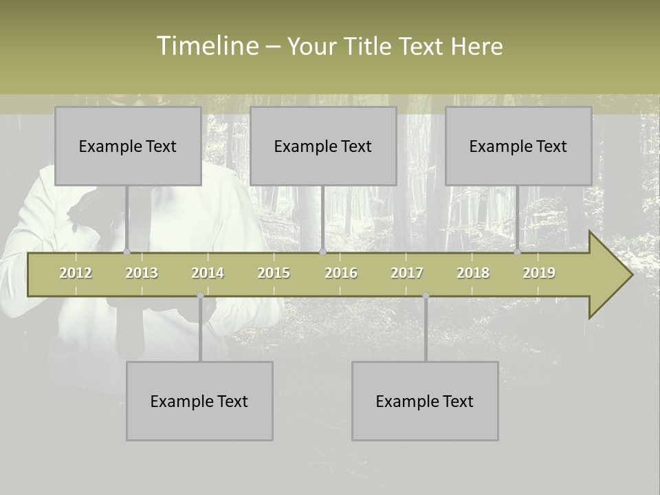 Man In The Forest PowerPoint Template