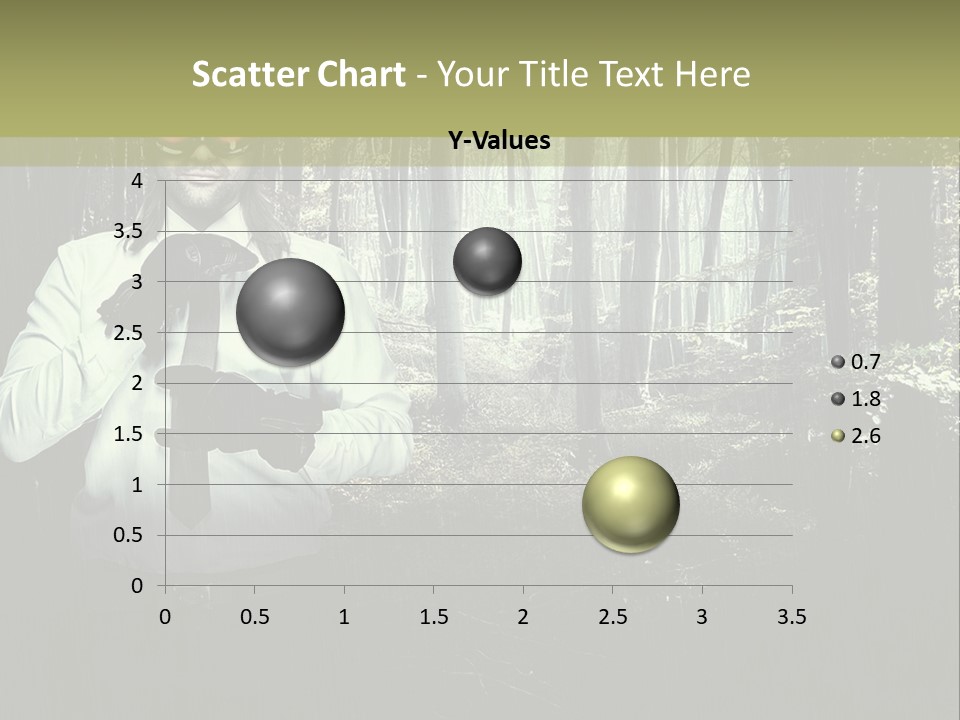 Man In The Forest PowerPoint Template