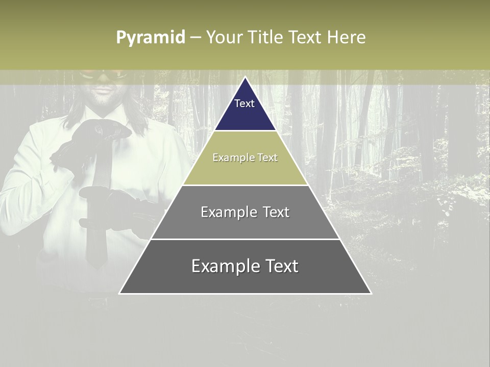 Man In The Forest PowerPoint Template