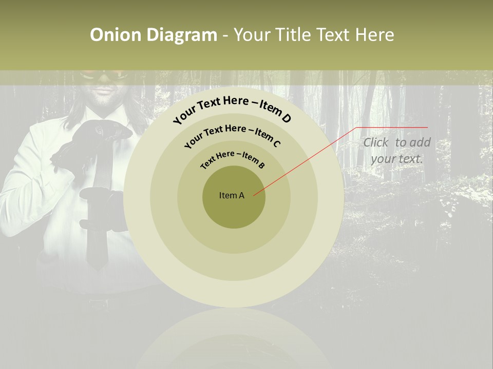 Man In The Forest PowerPoint Template