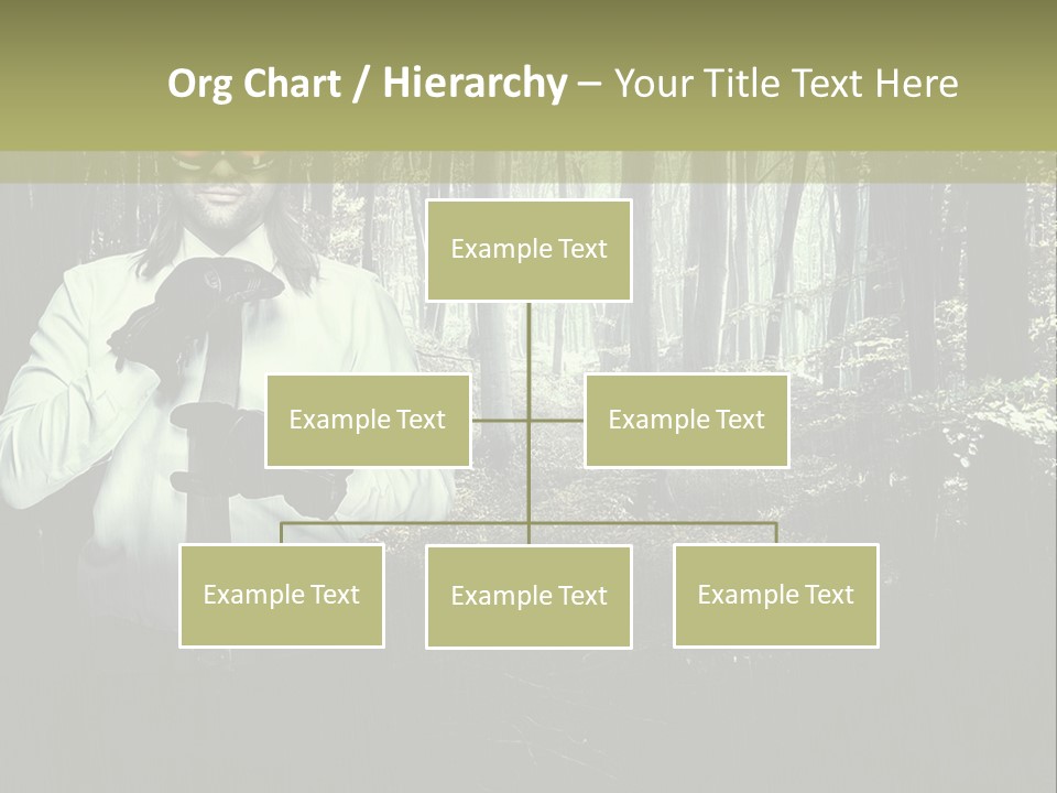 Man In The Forest PowerPoint Template