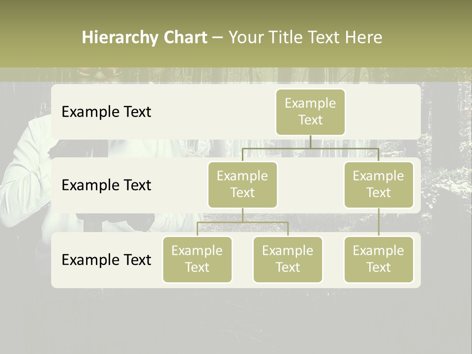 Man In The Forest PowerPoint Template