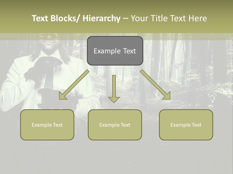 Man In The Forest PowerPoint Template