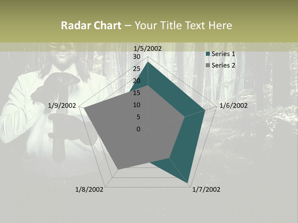 Man In The Forest PowerPoint Template