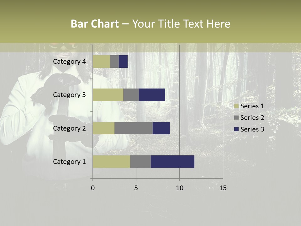 Man In The Forest PowerPoint Template