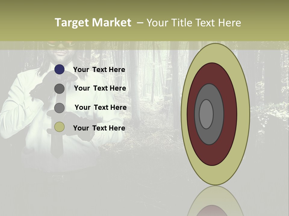 Man In The Forest PowerPoint Template