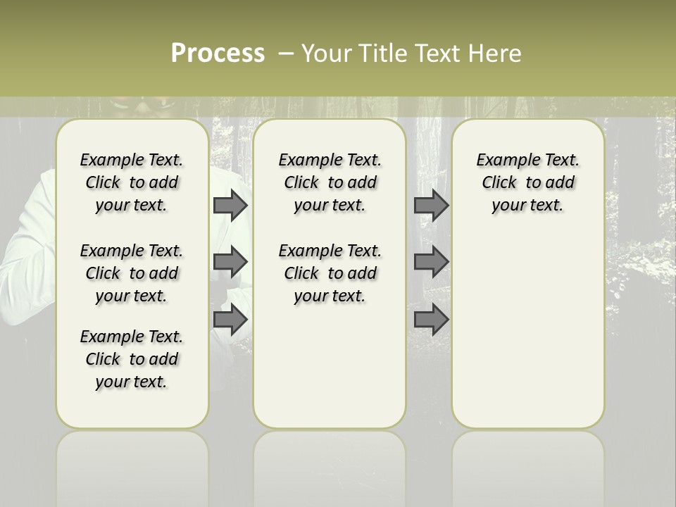 Man In The Forest PowerPoint Template