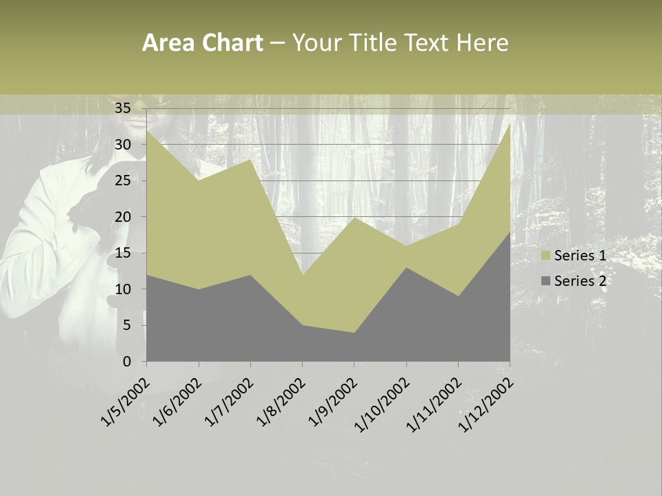 Man In The Forest PowerPoint Template