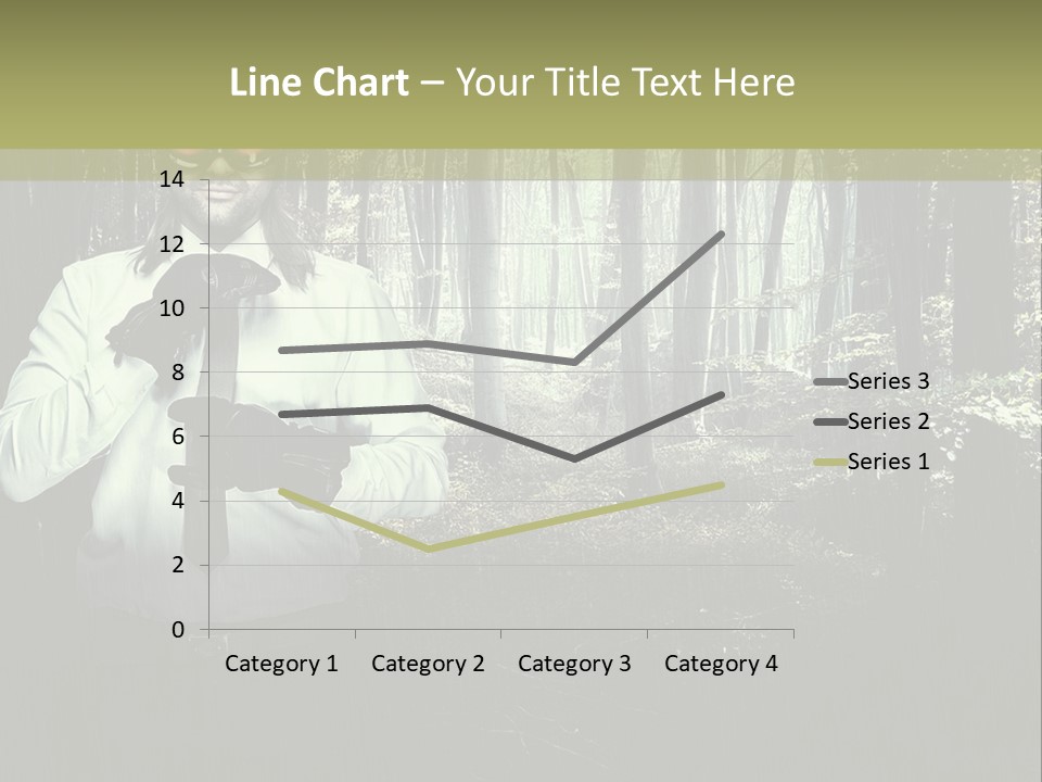 Man In The Forest PowerPoint Template