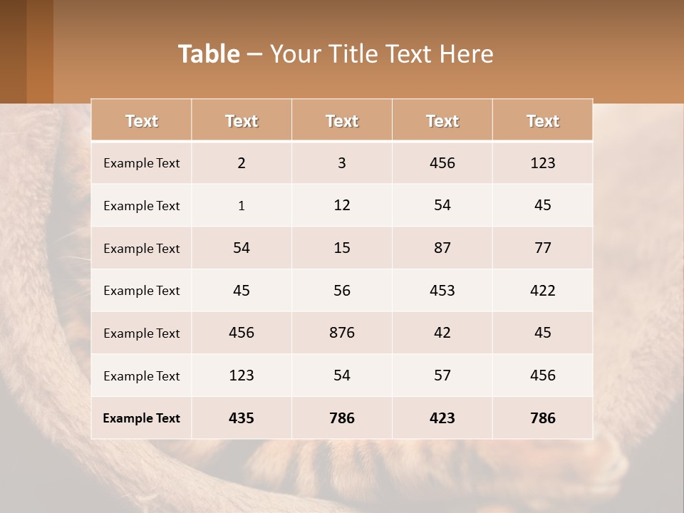 Cat On The Couch PowerPoint Template